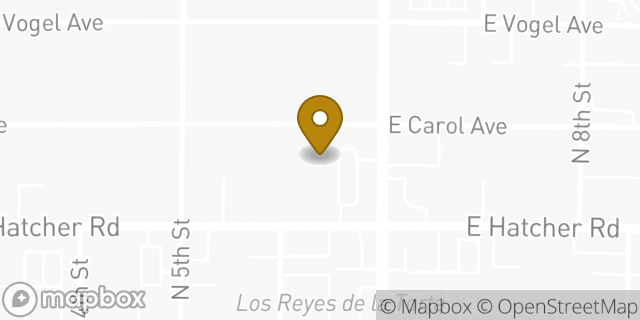 Map showing the location of Amazon Locker - Fossil in Phoenix, AZ 85020