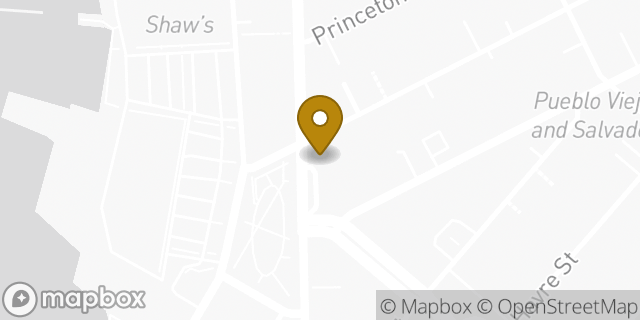 Map showing the location of Chase Bank in Boston, MA 02128