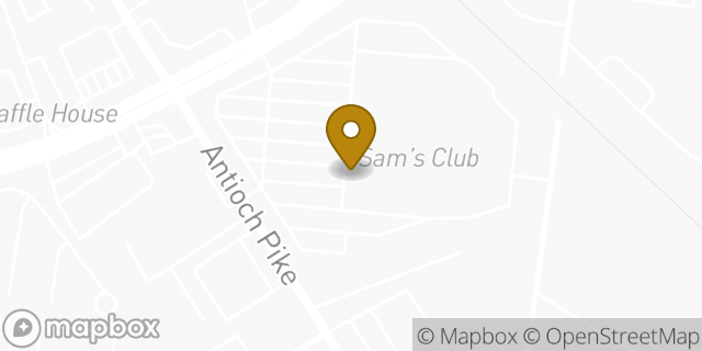 Map showing the location of Sam's Club in Nashville, TN 37211