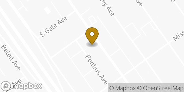 Map showing the location of Equinox Sports Club in Los Angeles, CA 90025