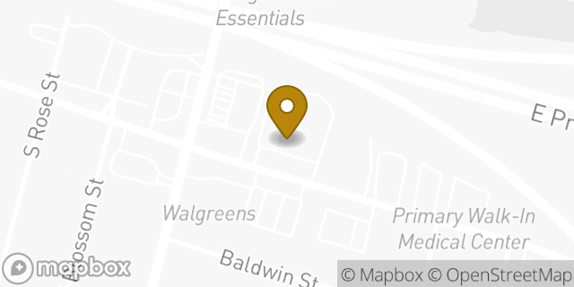 Map showing the location of CVS Pharmacy in East Providence, RI 02914