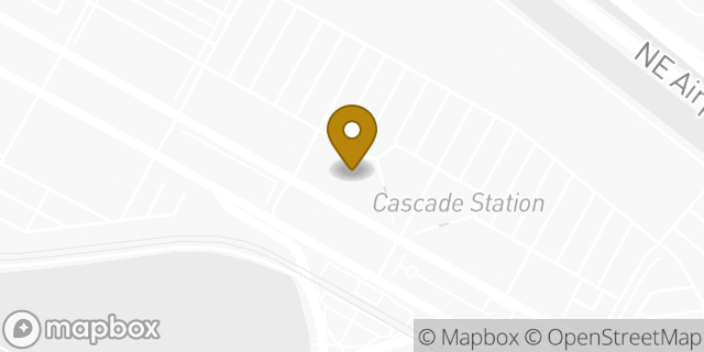 Map showing the location of Starbucks in Portland, OR 97220