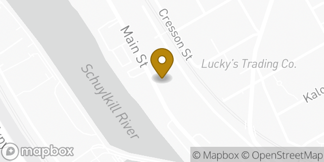 Map showing the location of CrossFit Ridge Ave in Philadelphia, PA
