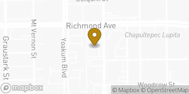 Map showing the location of MinuteClinic in Houston, TX 77006