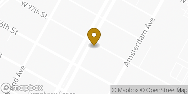 Map showing the location of Bank of America Financial Center & Walk-Up ATM | Broadway and 97th Street in New York, NY 10025