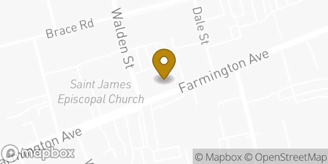 Map showing the location of Amazon Locker - Climb in West Hartford, CT 06107