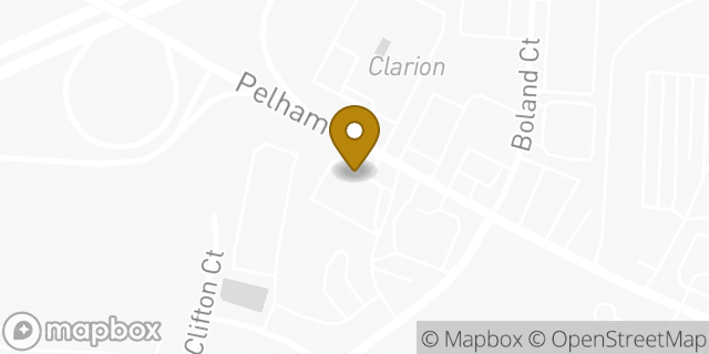 Map showing the location of Amazon Locker - Railing in Greenville, SC 29615