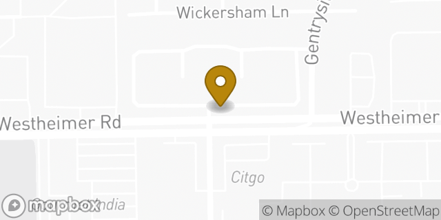 Map showing the location of Citibank in Houston, TX 77077