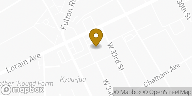 Map showing the location of Planet Fitness in Cleveland, OH 44113