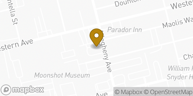 Map showing the location of McDonald's in Pittsburgh, PA 15233