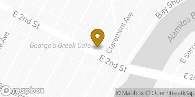 Map showing the location of Subway in Long Beach, CA 90803