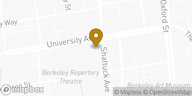 Map showing the location of Citibank in Berkeley, CA 94704
