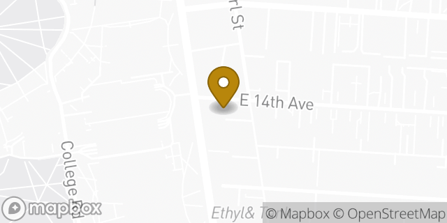 Map showing the location of ATM Walgreens in Columbus, OH
