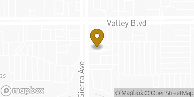 Map showing the location of McDonald's in Fontana, CA 92335
