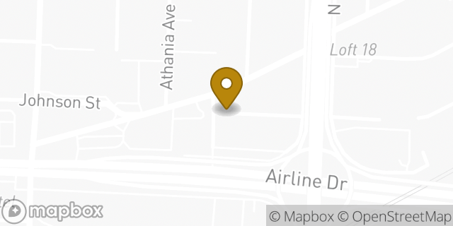 Map showing the location of ATM Circle K in Metairie, LA 70001