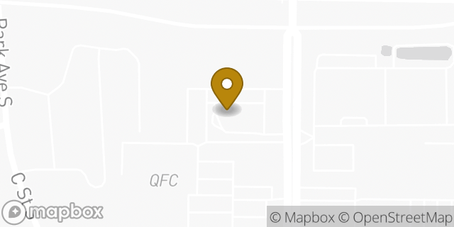 Map showing the location of McDonald's in Tacoma, WA 98444