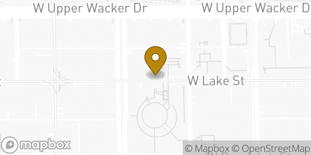 Map showing the location of McDonald's in Chicago, IL 60601