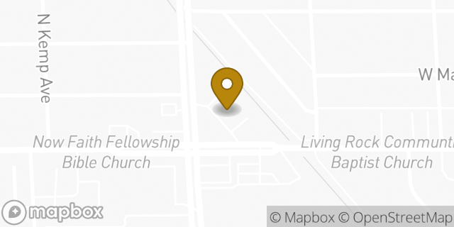 Map showing the location of AutoZone in Compton, CA 90220