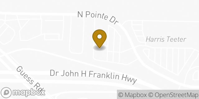 Map showing the location of Texas Roadhouse in Durham, NC 27705