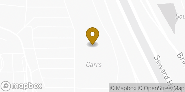 Map showing the location of Coinme in Anchorage, AK 99515
