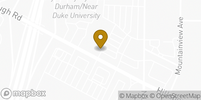 Map showing the location of AutoZone in Durham, NC 27705