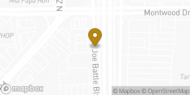 Map showing the location of Starbucks in El Paso, TX 79936