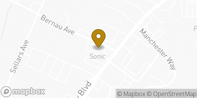 Map showing the location of Sonic Drive In in Greensboro, NC 27407