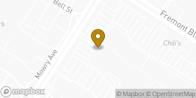 Map showing the location of Amazon Locker - Pavement in Fremont, CA 94538