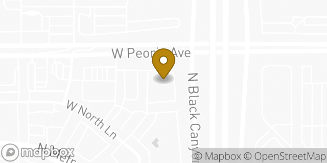 Map showing the location of Olive Garden Italian Restaurant in Phoenix, AZ 85051