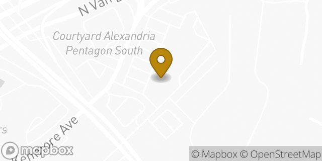 Map showing the location of Amazon Locker - Whitman in Alexandria, VA 22304