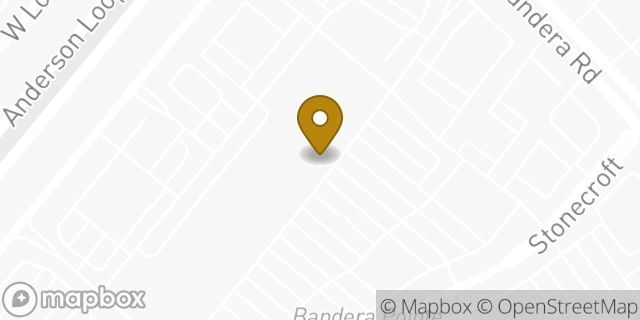 Map showing the location of Amazon Locker - Introduction in San Antonio, TX 78250