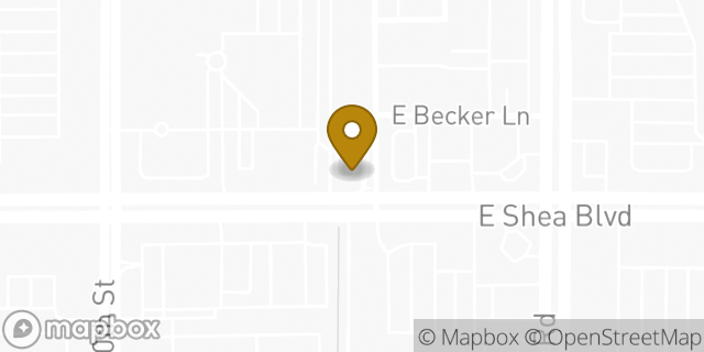 Map showing the location of Starbucks in Scottsdale, AZ 85254