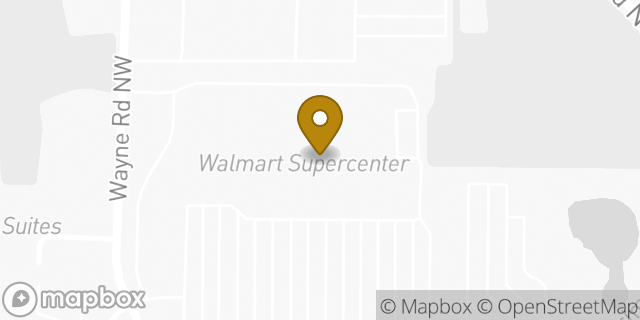 Map showing the location of Walmart in Huntsville, AL 35806