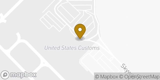 Map showing the location of Bakersfield - Loyd's Aviation (Private Flights Only) in Bakersfield, CA 93308