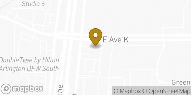 Map showing the location of Amazon Locker - Prune in Grand Prairie, TX 75050