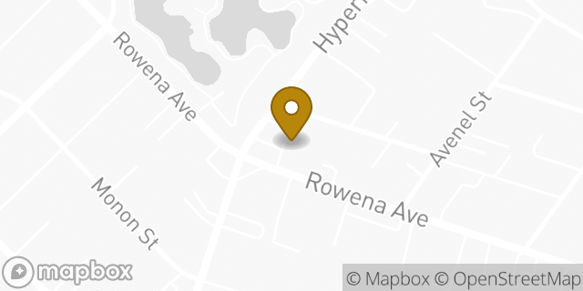 Map showing the location of Amazon Locker - Picante in Los Angeles, CA 90027