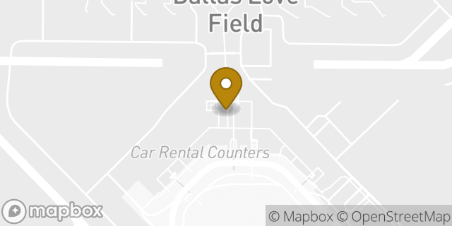 Map showing the location of ATM Love Field - 2nd Floor La Madeline in Dallas, TX 75235