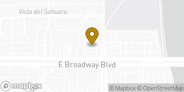 Map showing the location of CVS Pharmacy in Tucson, AZ 85710