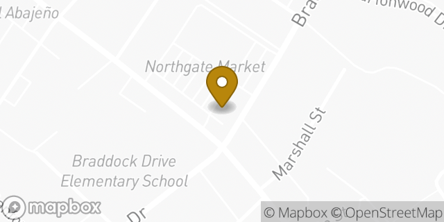 Map showing the location of Subway in Culver City, CA 90230