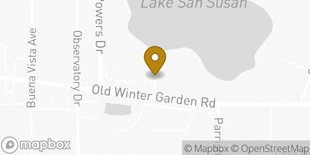 Map showing the location of Amazon Locker - Debris in Orlando, FL 32835