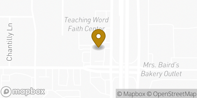 Map showing the location of Subway in Fort Worth, TX 76134