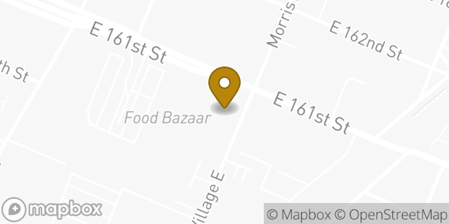 Map showing the location of Walgreens in Bronx, NY 10451