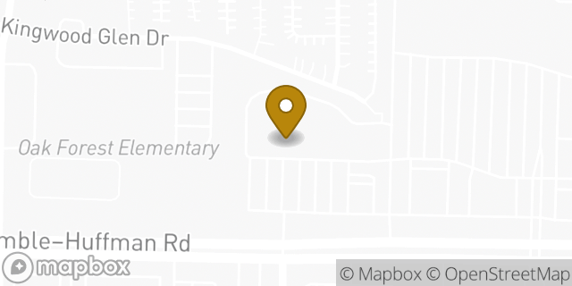 Map showing the location of Amazon Locker - Amilcare in Atascocita, TX 77346