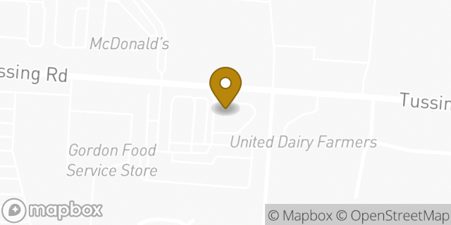 Map showing the location of Enterprise Rent-A-Car in Reynoldsburg, OH 43068
