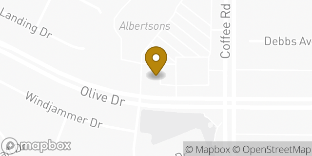 Map showing the location of Amazon Locker - Federation in Bakersfield, CA 93308