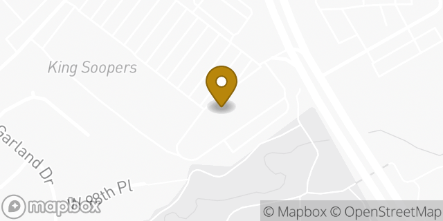 Map showing the location of The UPS Store in Westminster, CO 80021