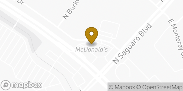 Map showing the location of McDonald's in Fountain Hills, AZ 85268