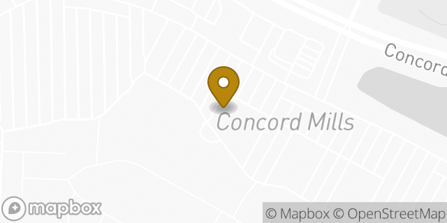 Map showing the location of Chipotle Mexican Grill in Concord, NC 28027