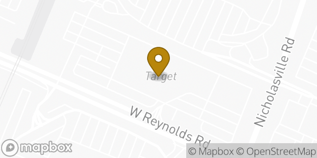 Map showing the location of Starbucks in Lexington, KY 40503