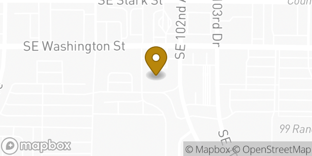 Map showing the location of Amazon Locker - Cardova in Portland, OR 97216
